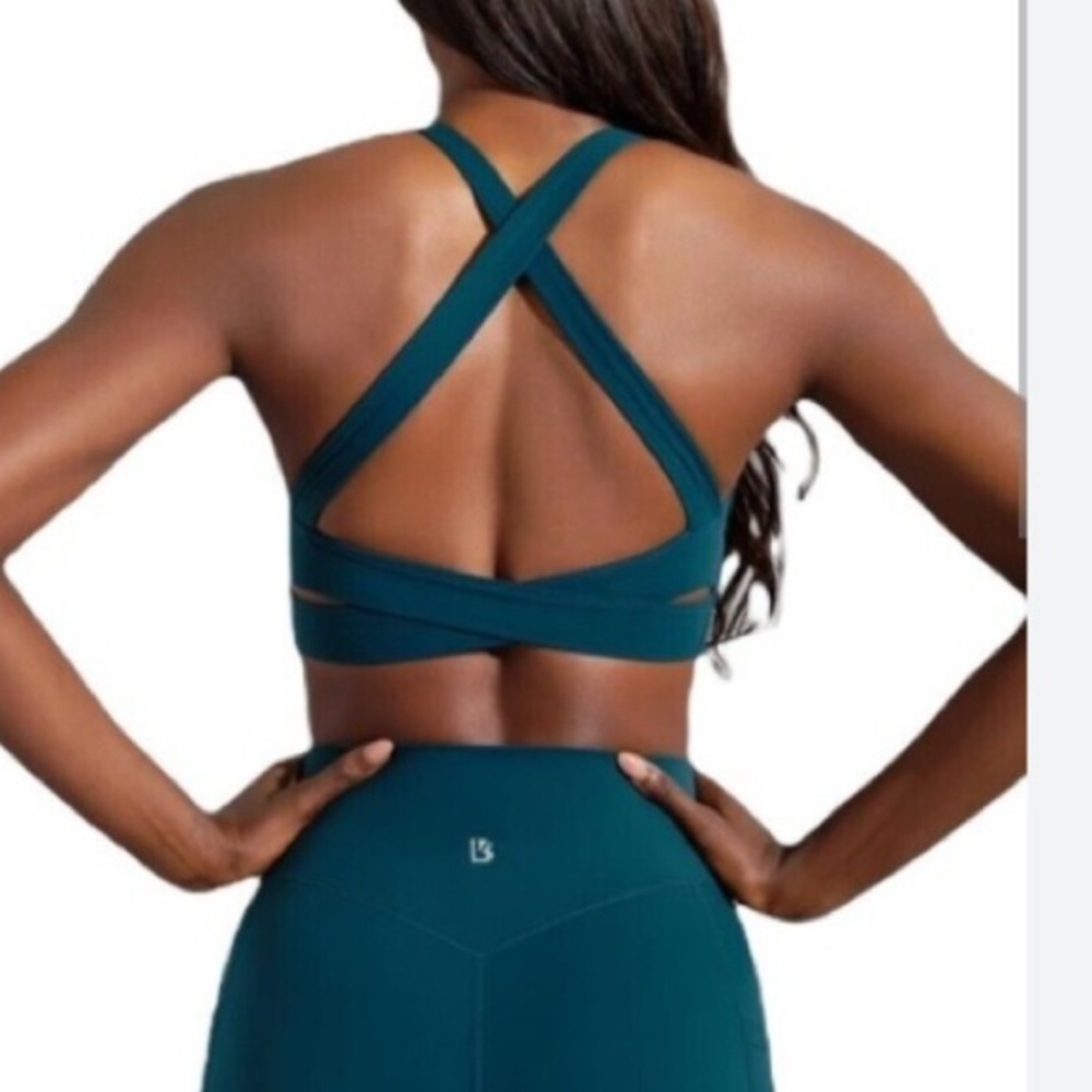 Secret Garden Teal Alpha Sports Bra